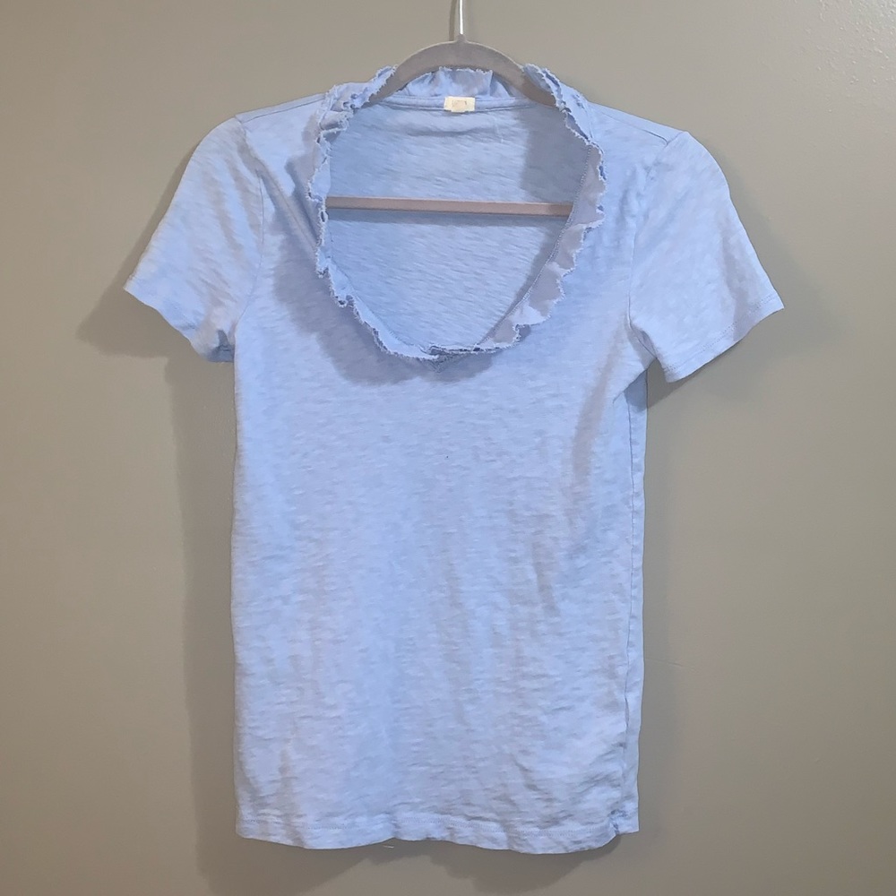 Ruffled J. Crew Shirt